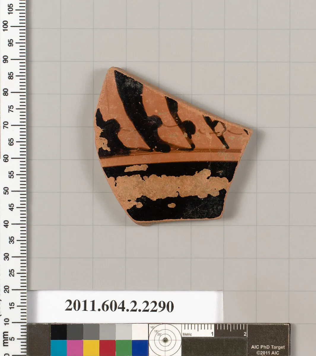 Terracotta fragment of a column-krater (bowl for mixing wine and water)? — Unknown