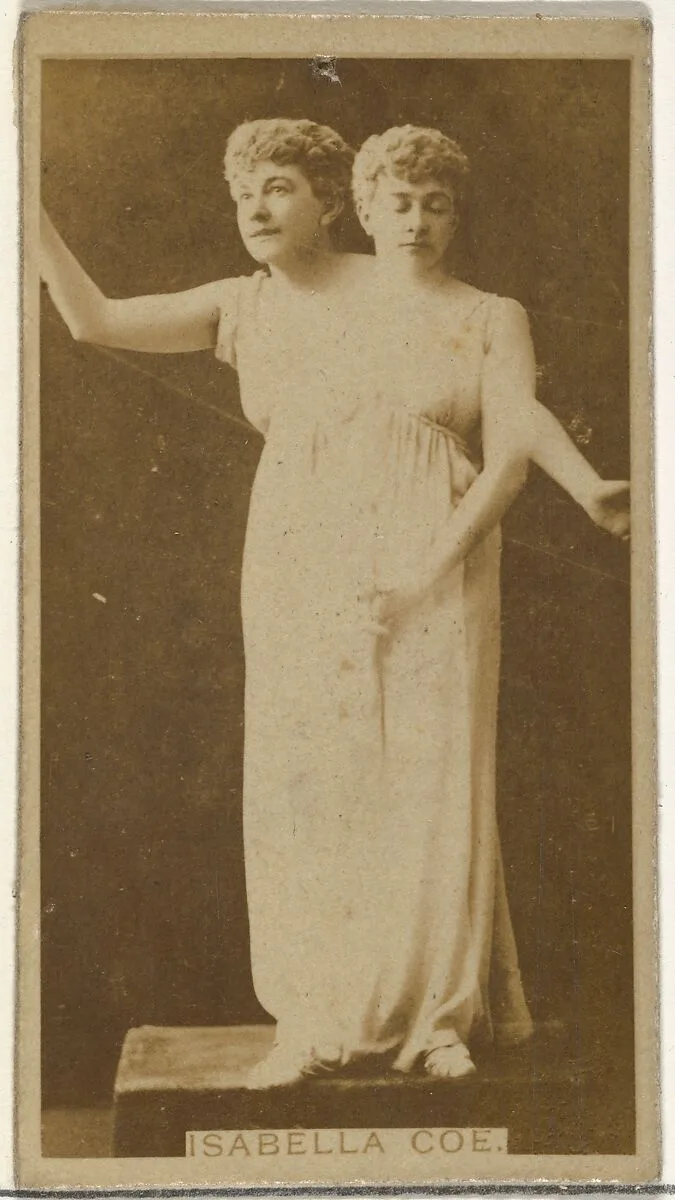 Isabella Coe, from the Actors and Actresses series (N145-8) issued by Duke Sons & Co. to promote Duke Cigarettes — W. Duke, Sons & Co.|American Tobacco Company