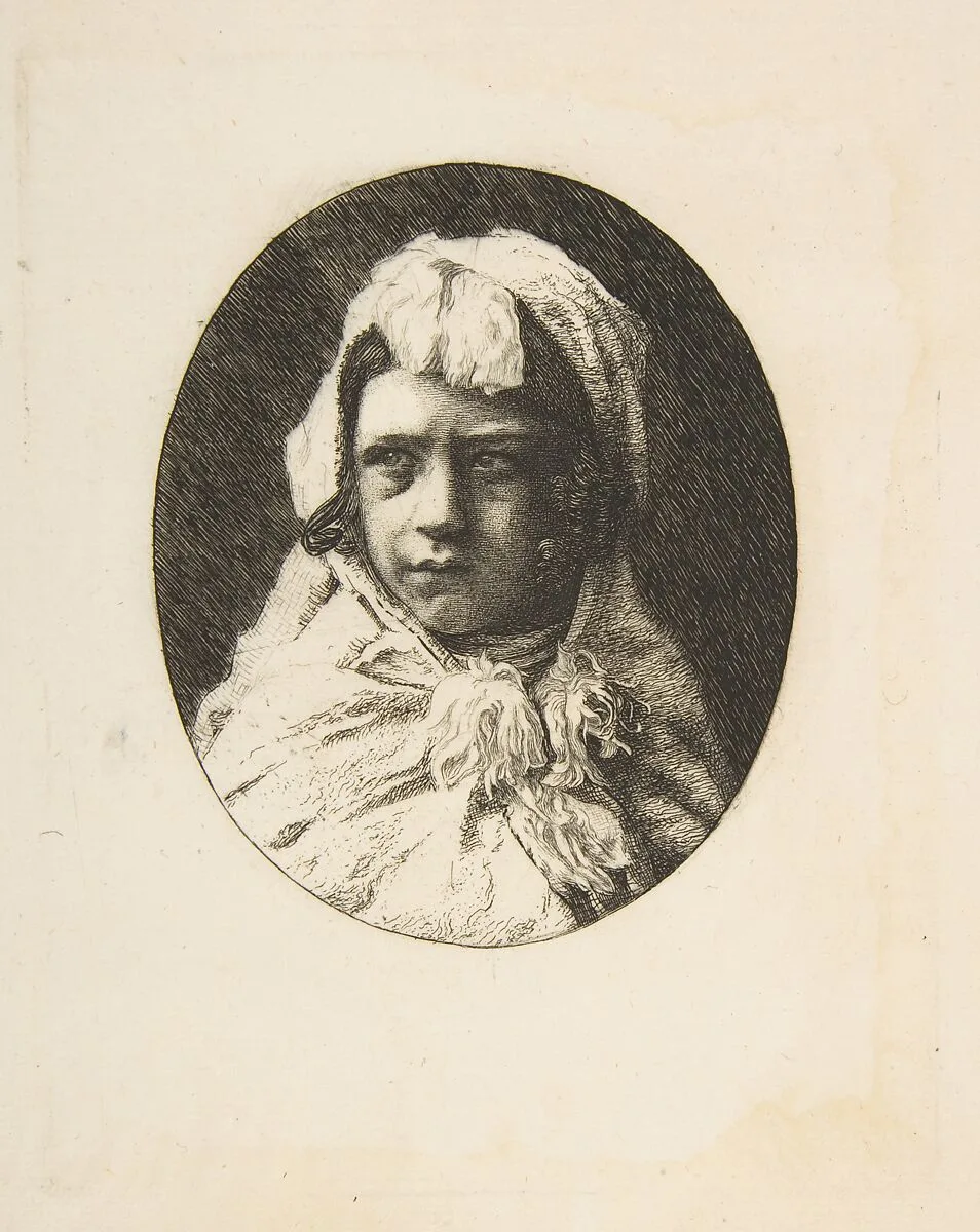 Portrait of Henri Houssaye, as a child — Félix Bracquemond|Henri Houssaye