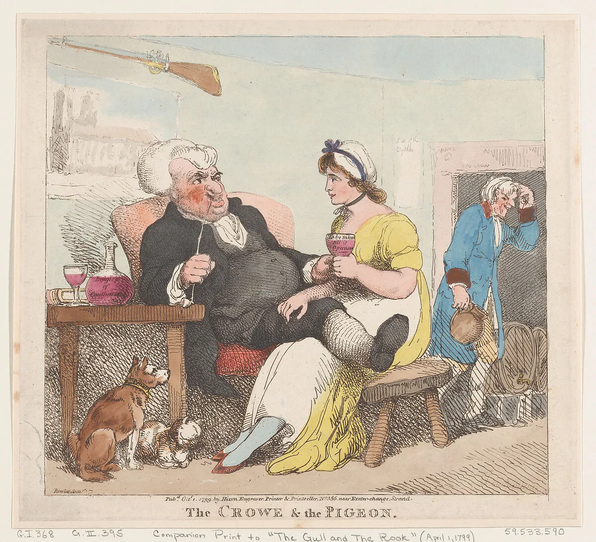 The Crowe & The Pigeon — Robert Hixon|Thomas Rowlandson