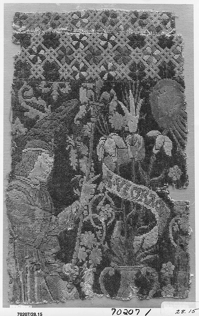 Fragment of a rug or hanging — Unknown