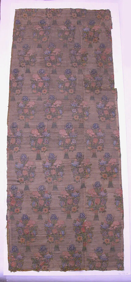 Floral Textile Fragment — Unknown