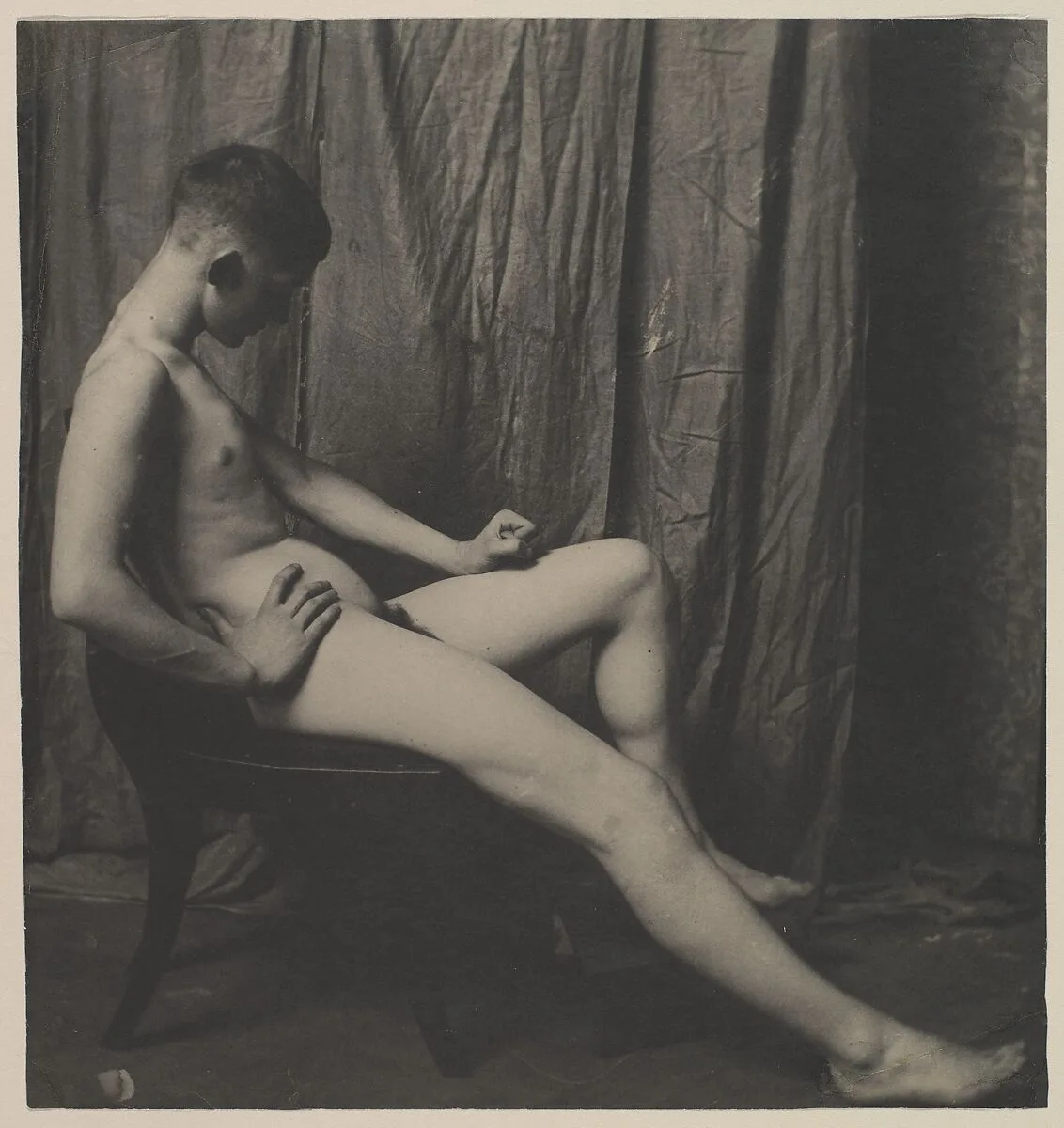 Bill Duckett Nude, at the Art Students’ League of Philadelphia — Thomas Eakins