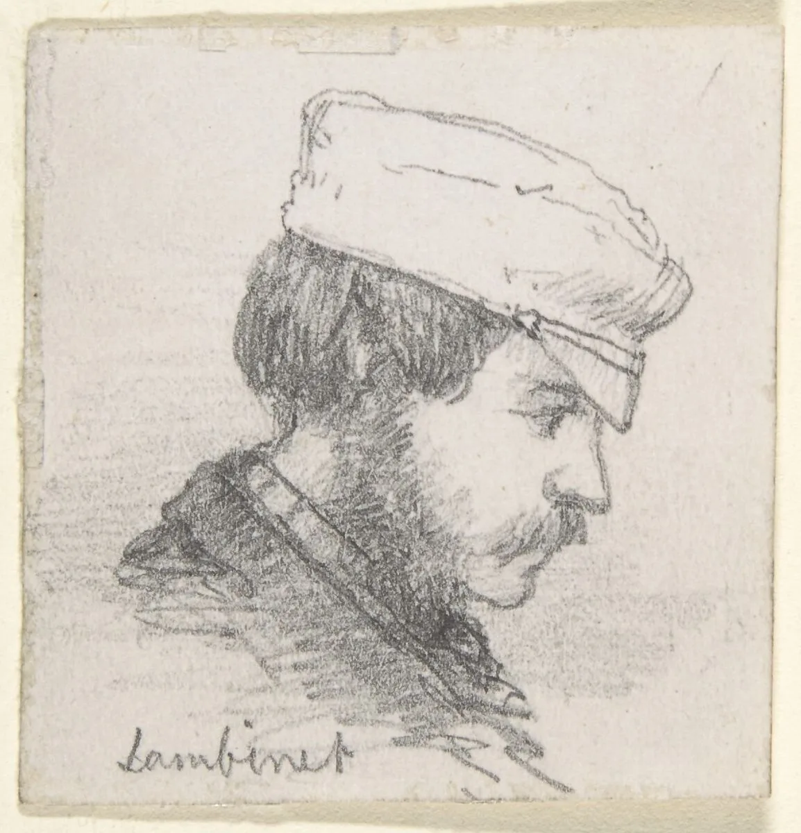 Portrait of Lambinet — Anonymous, French, 19th century