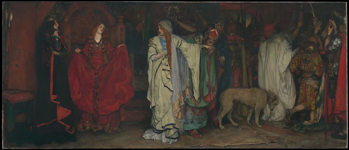 "King Lear," Act I, Scene I — Edwin Austin Abbey