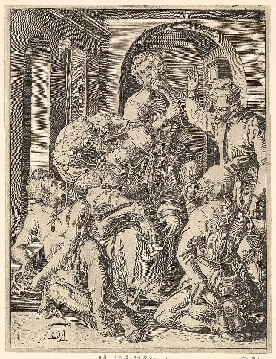 Engraved copies of The Little Passion — Abraham Waesberge|Albrecht Dürer