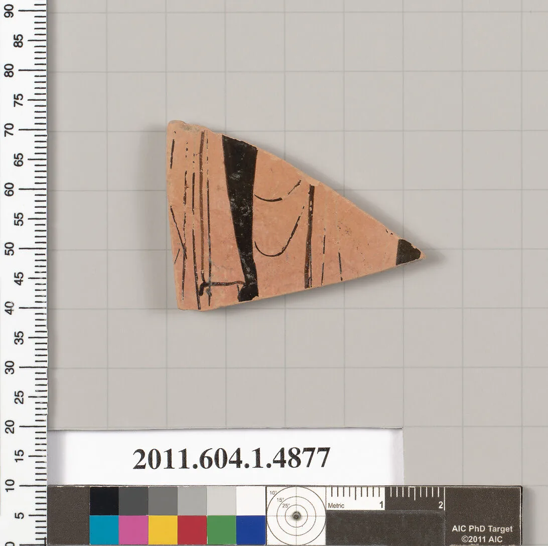 Terracotta fragment of a kylix (drinking cup) — Unknown