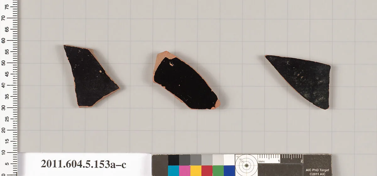 Terracotta fragments of kylikes (drinking cups) — Unknown
