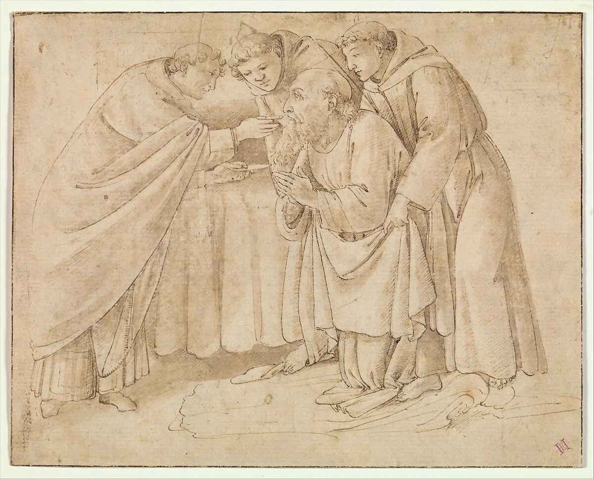 The Last Communion of Saint Jerome — Botticelli (Alessandro di Mariano Filipepi)