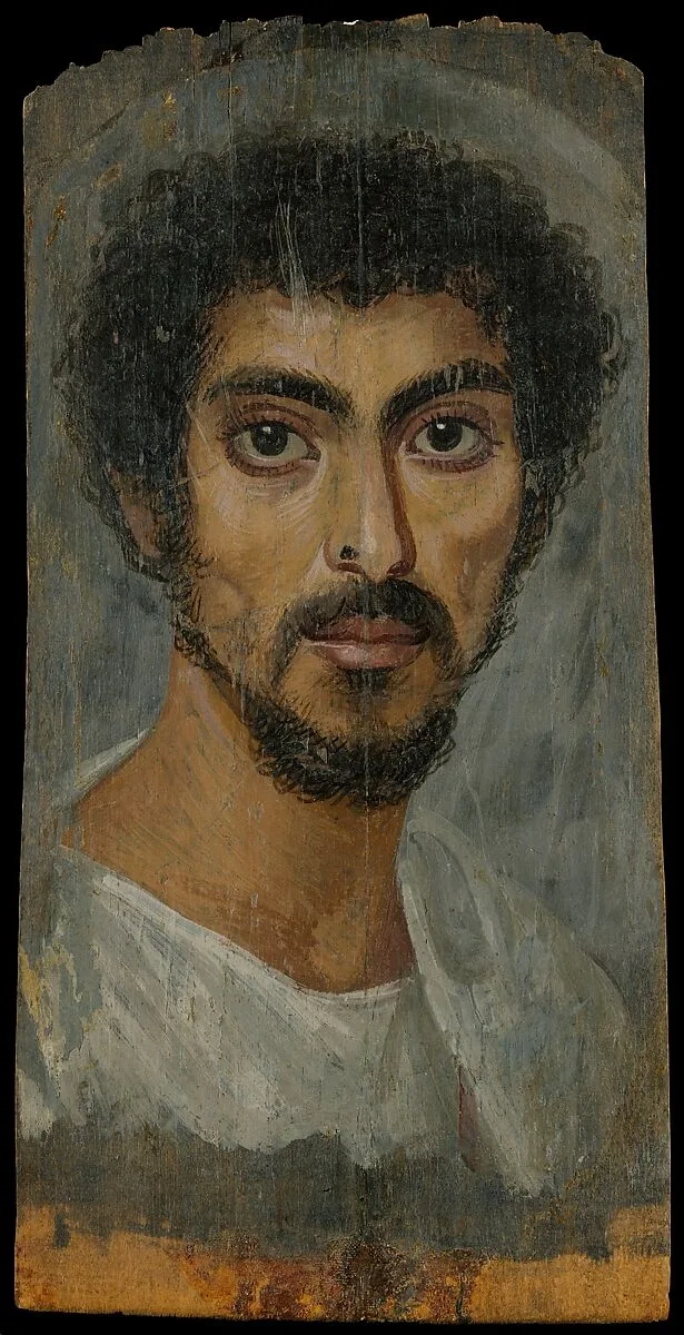 Portrait of a man with a mole on his nose — Unknown
