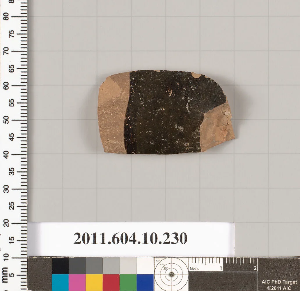 Terracotta fragment of a closed shape — Unknown
