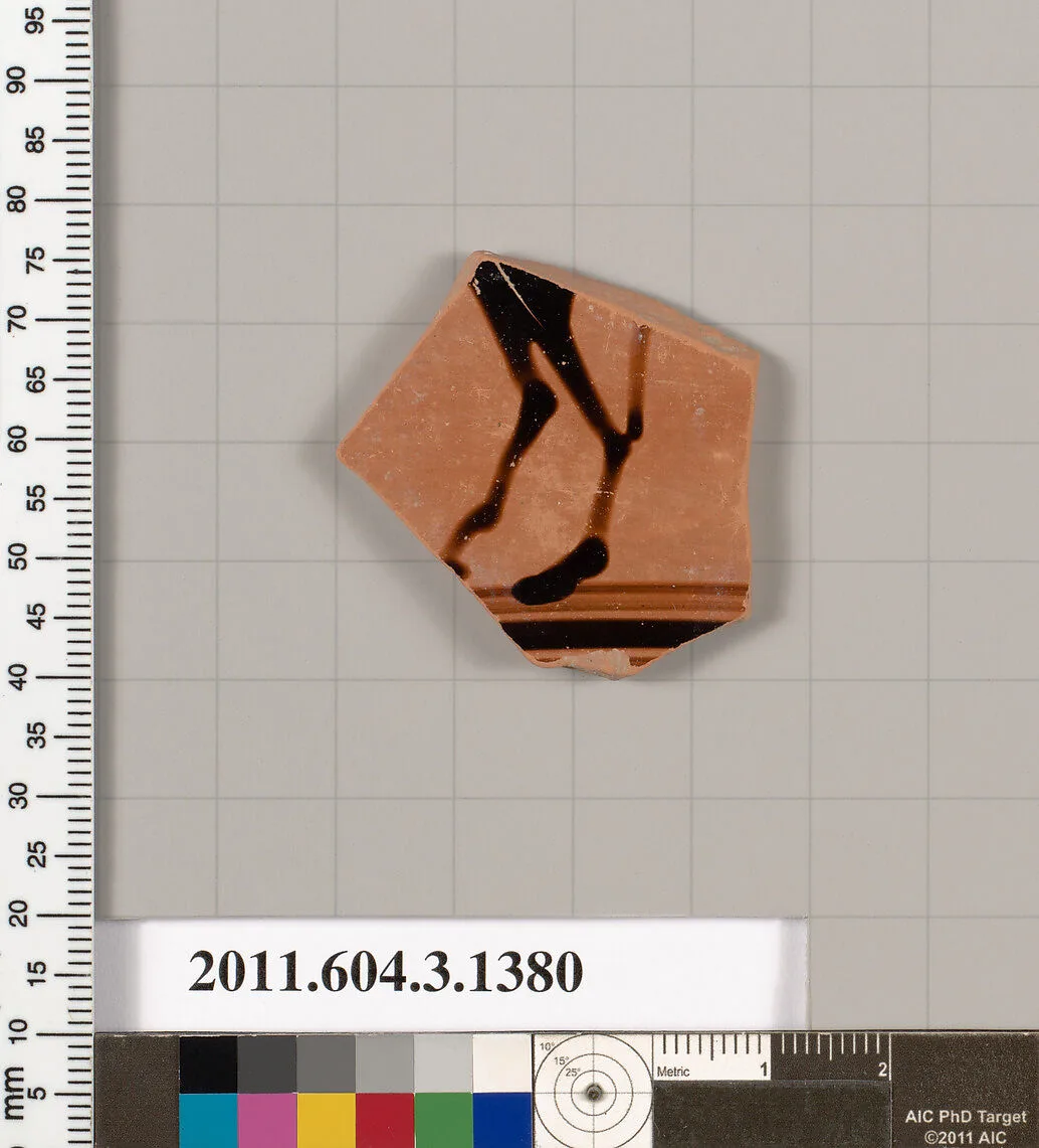 Terracotta fragment of a skyphos (deep drinking cup) — Unknown