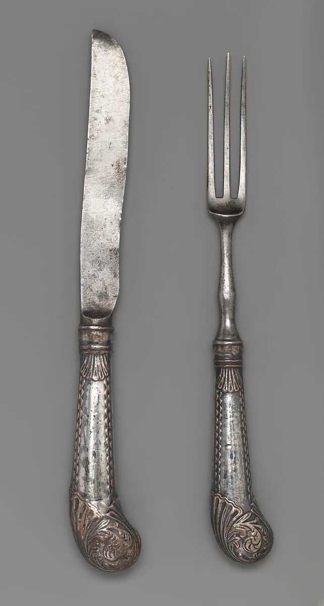 Table knife and fork — Unknown