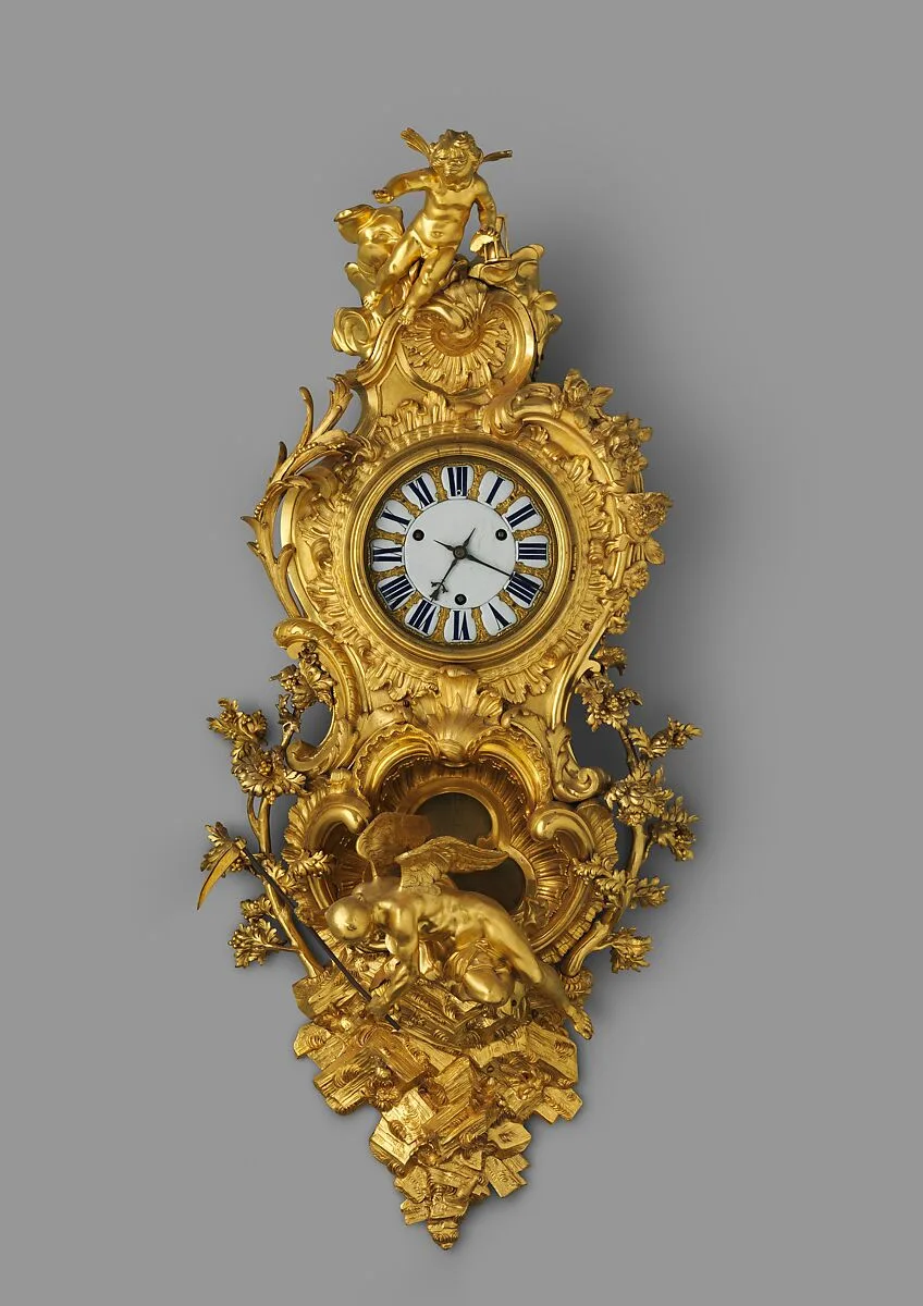 Wall clock (pendule en cartel) — Charles Cressent|Jean Godde l'aîné