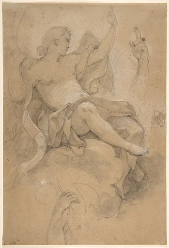 Angel Holding a Banderole