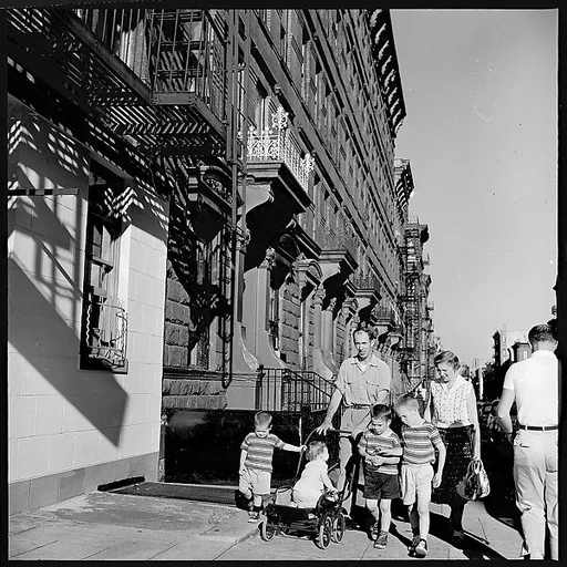 [35 Views of Third Avenue Shopfronts, Apartment Buildings, and Street Scenes, Made for an Unpublished Fortune Portfolio, Including 2 Error Frames and 3 Rural Scenes]