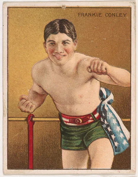 Frankie Conley, from the Champion Pugilists series (T219), issued by Mecca and Hassan Cigarettes — Mecca Cigarettes|Hassan Cigarettes