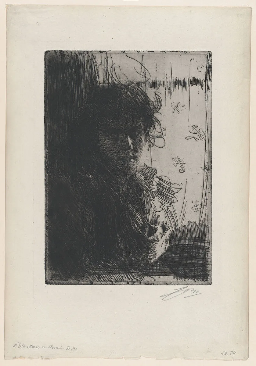 An Irish Girl — Anders Zorn