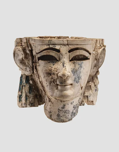 Head of a male or female figure