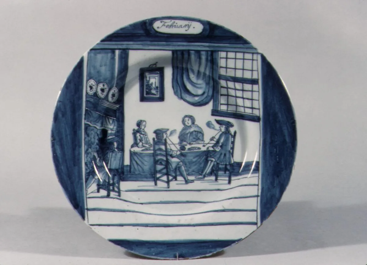 Plate (part of a set) — De Porceleyne Bijl