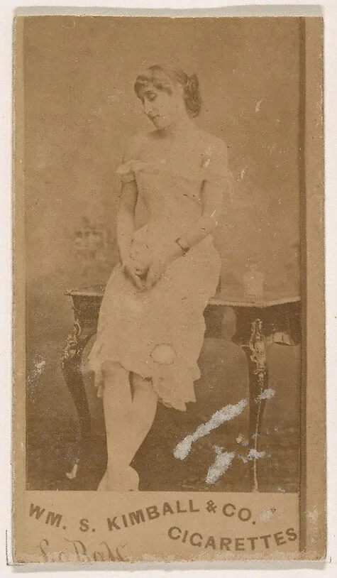 Miss La Ball, from the Actresses series (N203) issued by Wm. S. Kimball & Co. — William S. Kimball & Company