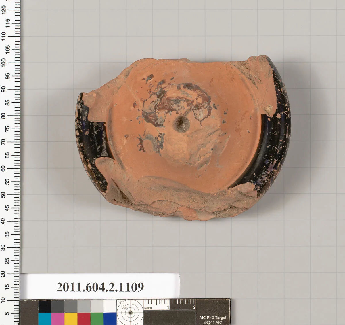 Terracotta fragment of a standlet — Unknown
