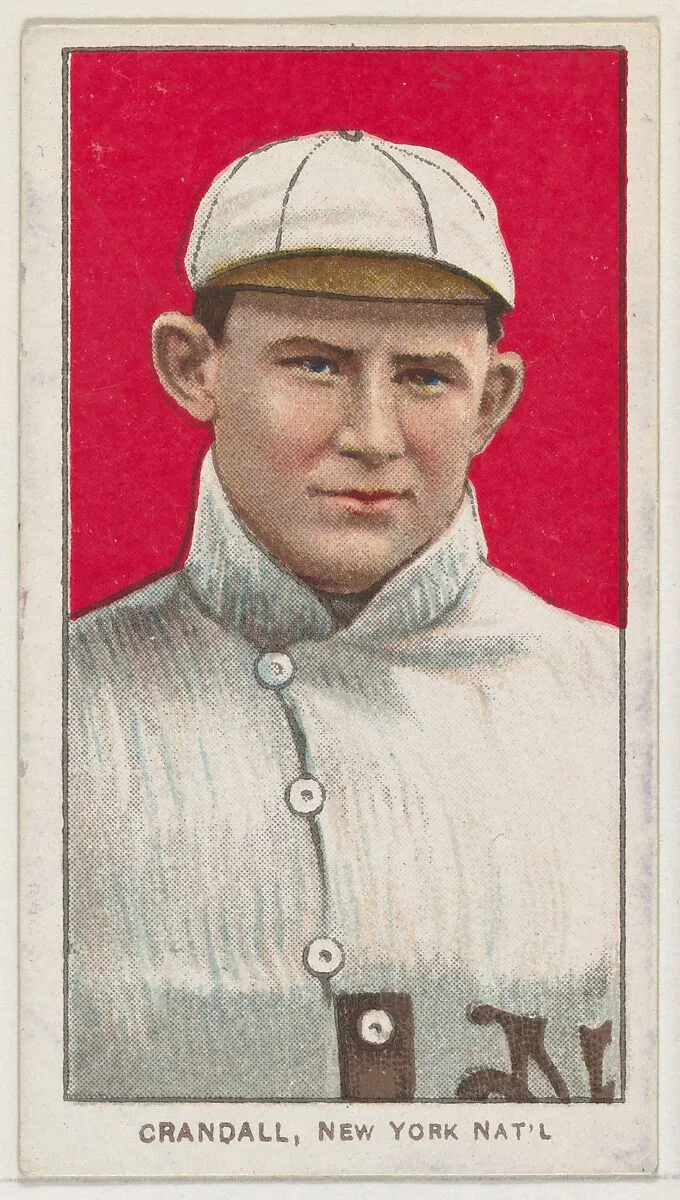 Crandall, New York, National League, from the White Border series (T206) for the American Tobacco Company — American Tobacco Company