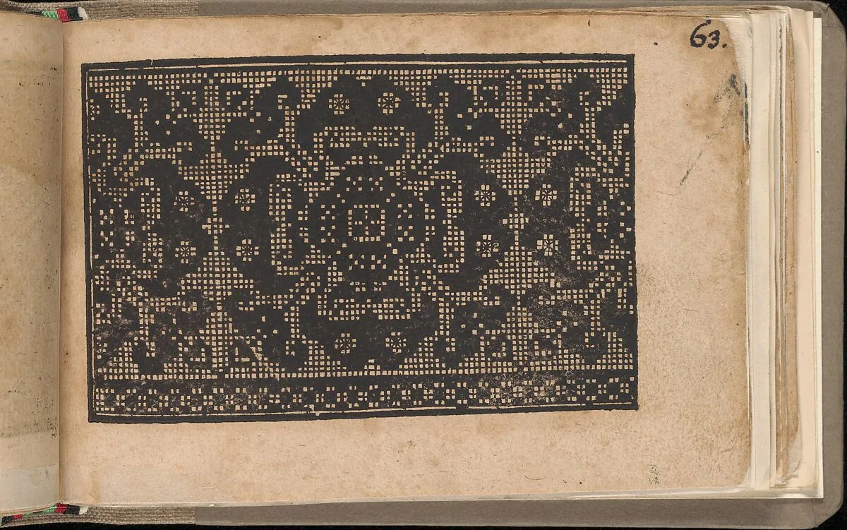 Schön newes Modelbuch (Page 63r) — Sigismundus Latomus
