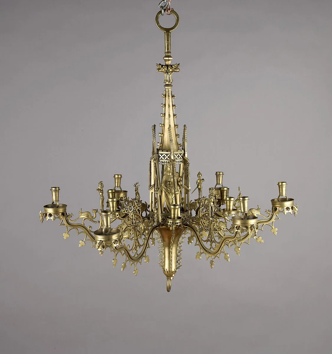 Chandelier with tabernacle (Kapellenkrone) — F. Ring Foundry