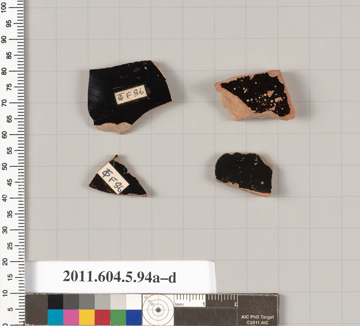 Terracotta fragments of kylikes (drinking cups) — Unknown