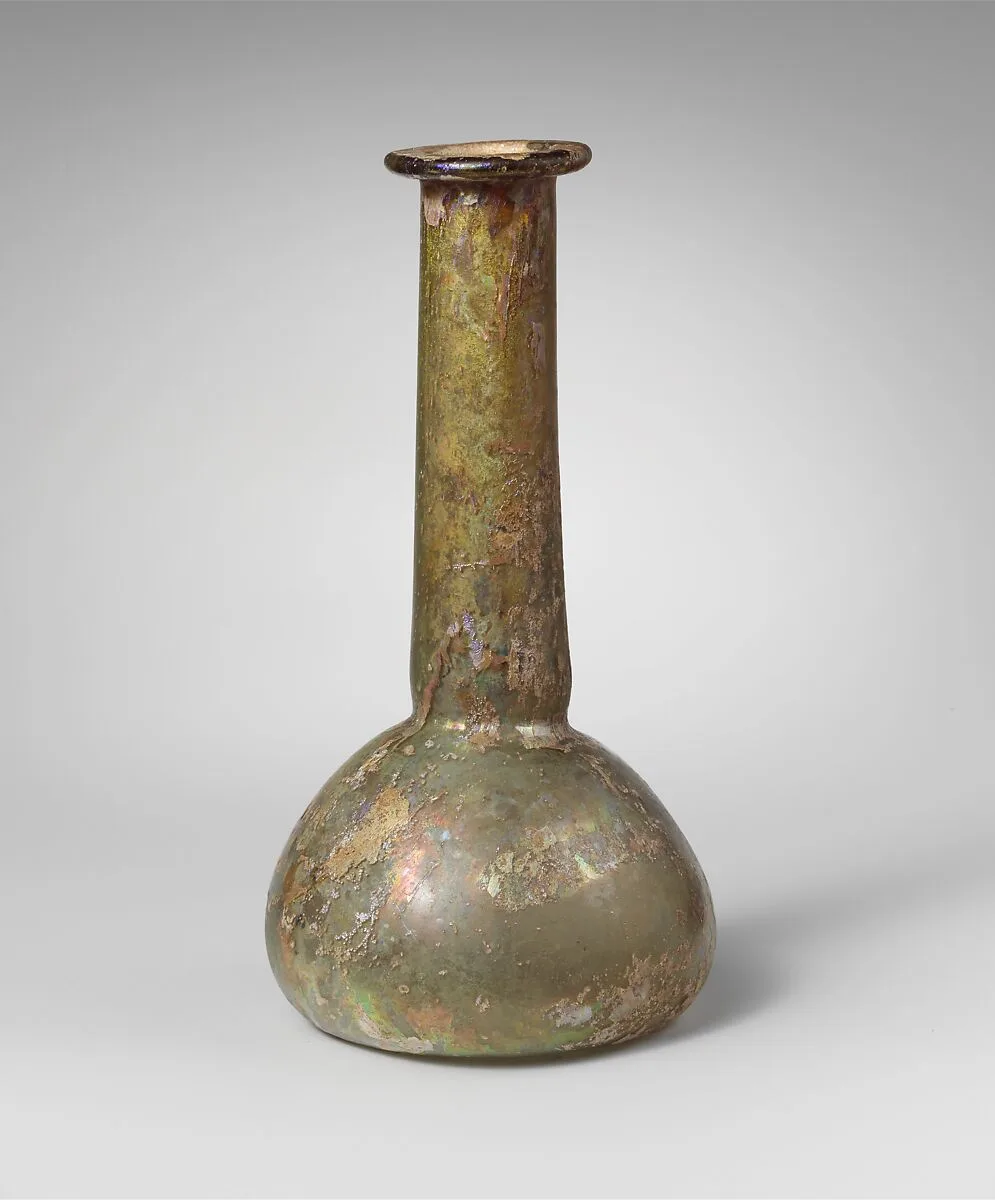 Glass perfume bottle — Unknown