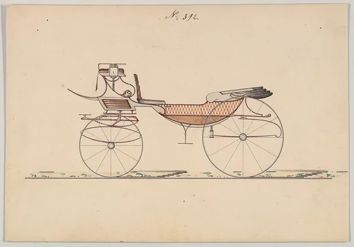 Design for Vis-à-vis/ Barouche, no. 392