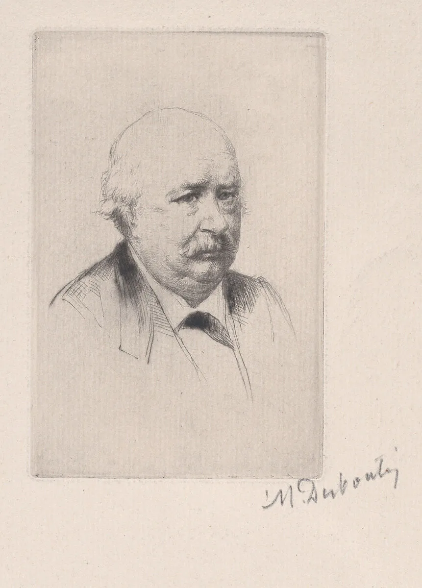 Portrait of Jules Sandeau — Marcellin Desboutin