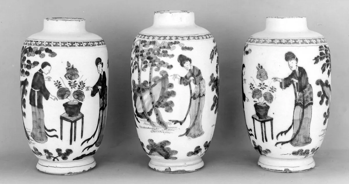 Vase (part of a garniture) — De Witte Starre Manufactory|Cornelison Janson Brouwer