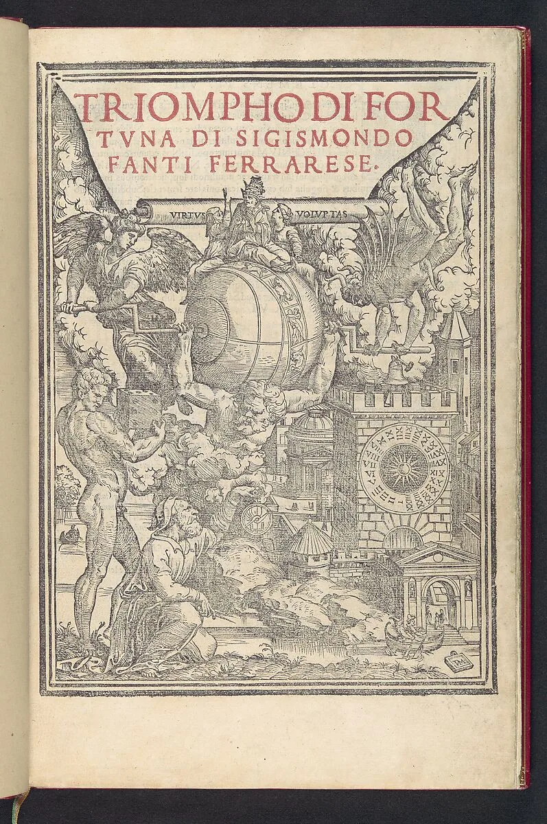 Triompho di Fortuna — Agostino da Portese|Giacomo Giunta|Sigismundo Fanti