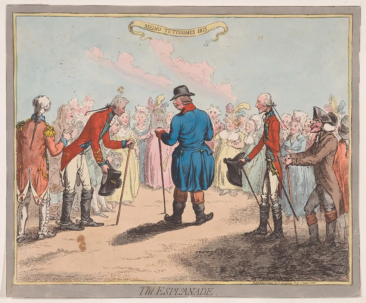 The Esplanade — James Gillray|Hannah Humphrey