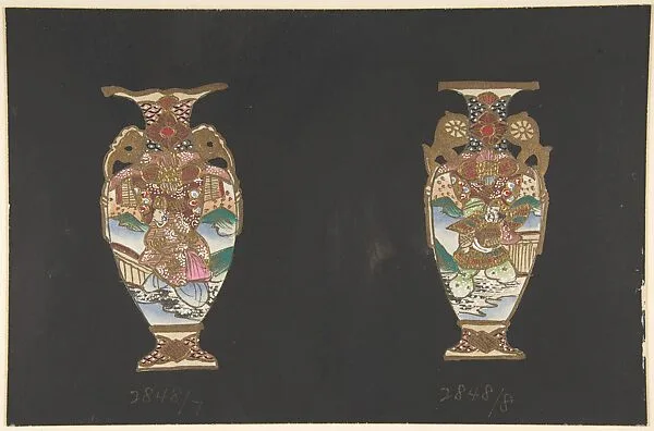 European porcelain designs in Japanese style — Unknown