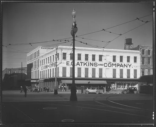 [Canal Street Showing E.C. Atkins and Company Building, New Orleans, Louisiana]