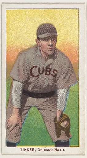 Tinker, Chicago, National League, from the White Border series (T206) for the American Tobacco Company
