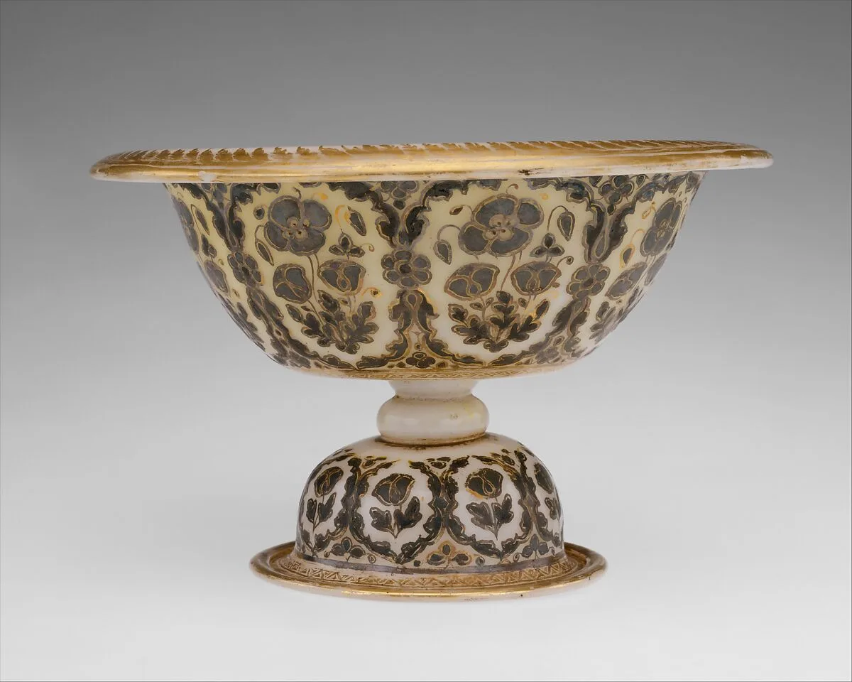 Footed Bowl and Plate — Unknown