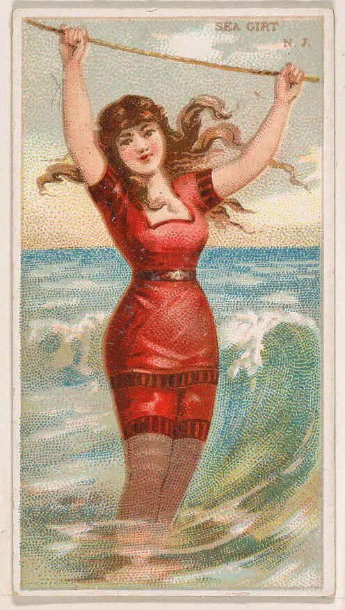 Sea Girt, New Jersey, from the Surf Beauties series (N232), issued by Kinney Bros. — Kinney Brothers Tobacco Company