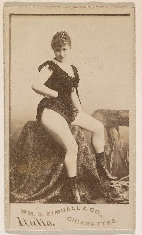 Miss Italio, from the Actresses series (N203) issued by Wm. S. Kimball & Co. — William S. Kimball & Company