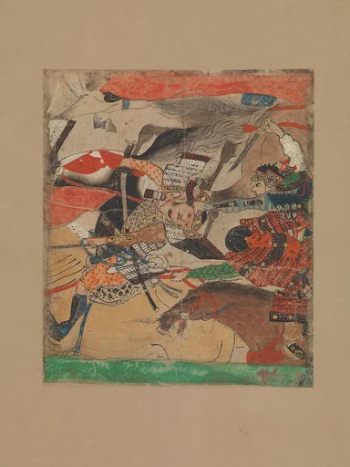 六波羅合戦 平治物語絵巻 断簡|Battle at Rokuhara, from The Tale of the Heiji Rebellion