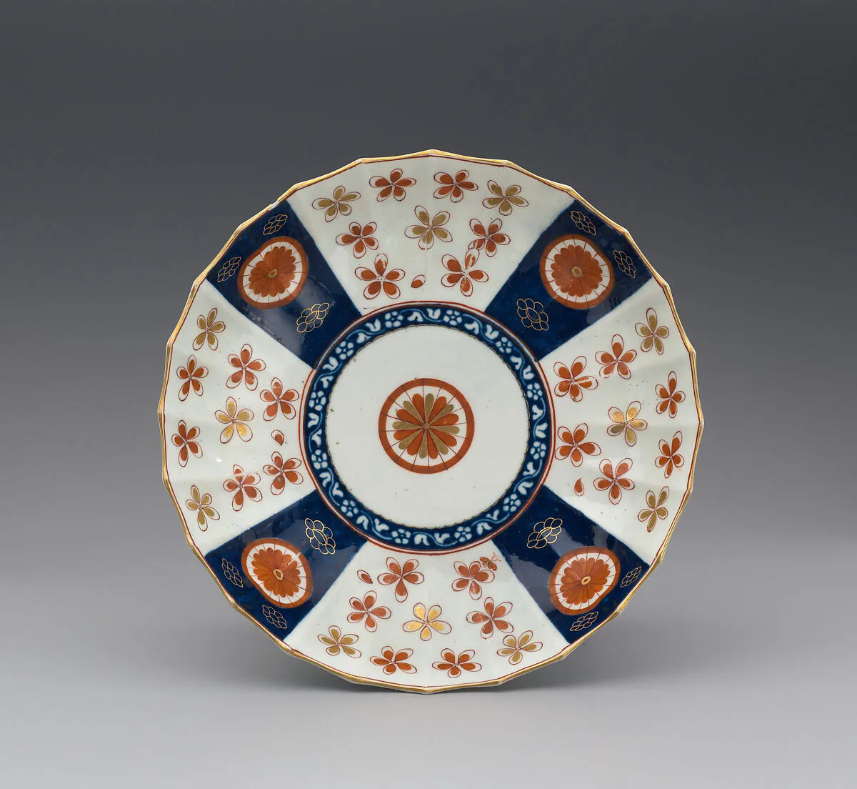 Dish (part of a service) — Worcester factory