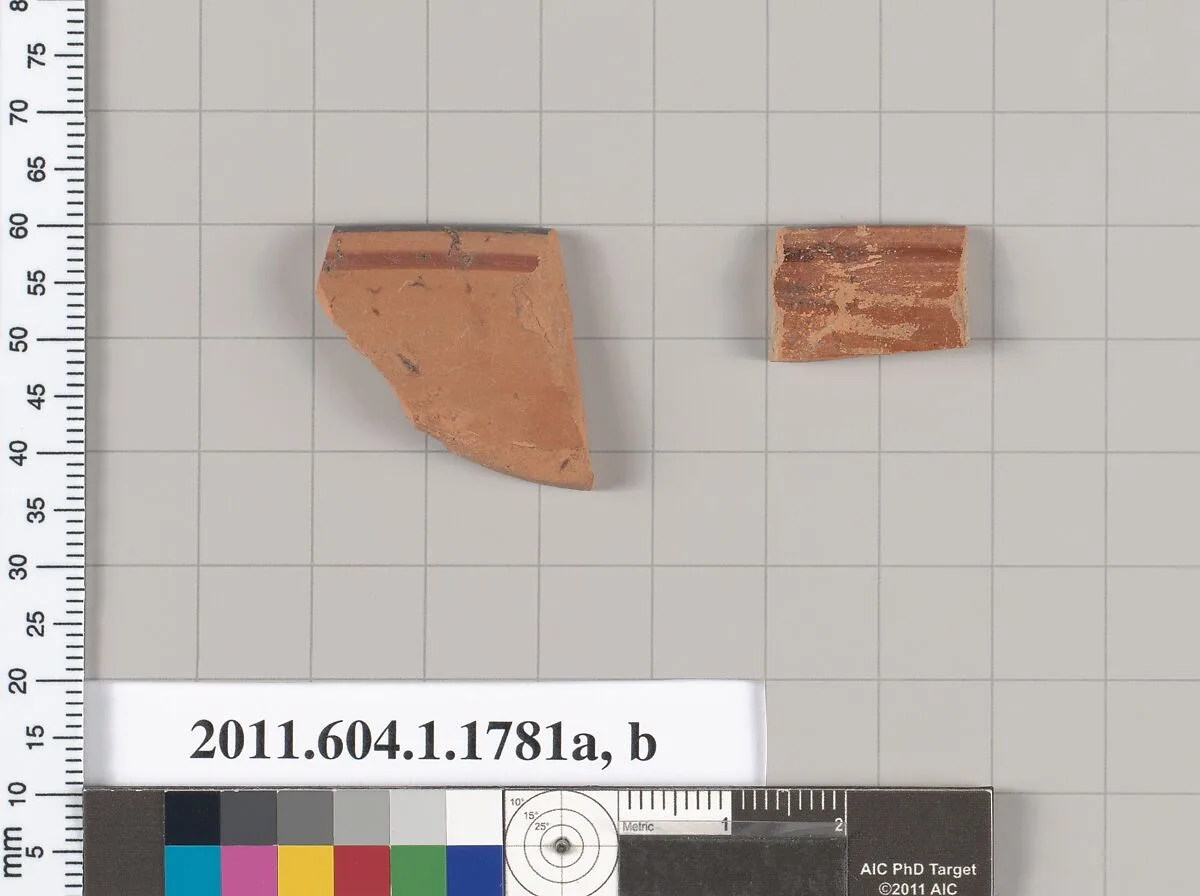 Terracotta rim fragments of kylikes(drinking cups) — Unknown