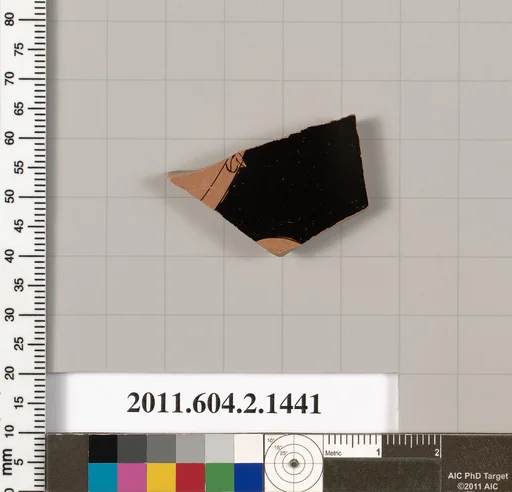 Terracotta fragment of a skyphos (deep drinking cup)