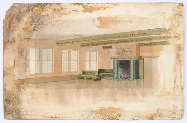 Design for reception hall — Louis C. Tiffany|Tiffany Glass and Decorating Company