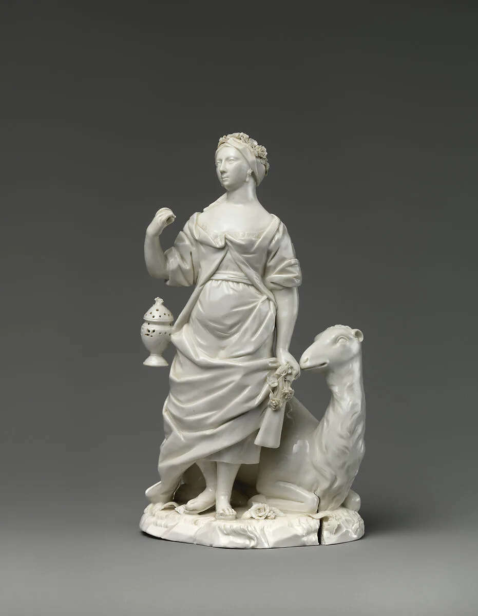 Asia, from Allegories of the Four Continents — Fulda Pottery and Porcelain Manufactory|Johann Andreas Herrlein