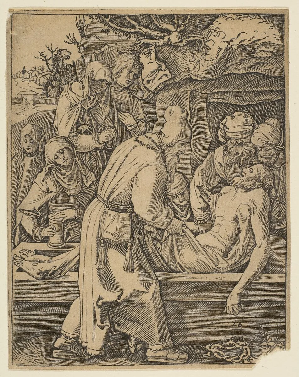 The Deposition, from The Small Passion (copy) — Albrecht Dürer|Marcantonio Raimondi