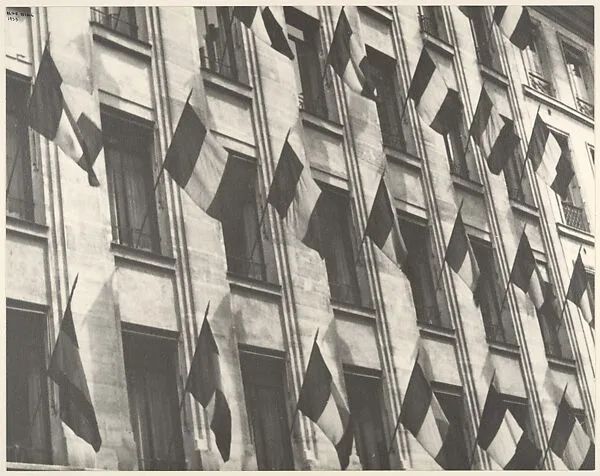 Paris Windows with Flags, Bastille Day — Ilse Bing